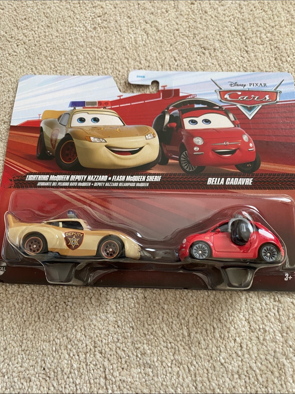 Lightning McQueen Deputy Hazzard•Flash McQueen Sherif  Bella Cadavre